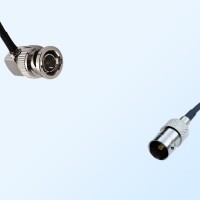 75Ohm BNC Male Right Angle - BNC Female Cable Assemblies