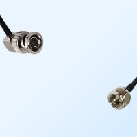 75Ohm BNC Male Right Angle - F Male Cable Assemblies