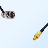 75Ohm MMCX Male - BNC Male Right Angle Cable Assemblies