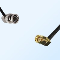 75Ohm BNC Male Right Angle - SMA Male Right Angle Cable Assemblies