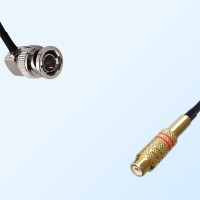 75Ohm BNC Male Right Angle - RCA Female Cable Assemblies