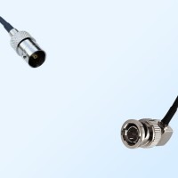 75Ohm BNC Female - BNC Male Right Angle Cable Assemblies