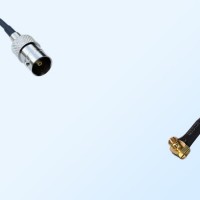 75Ohm BNC Female - MCX Male Right Angle Cable Assemblies