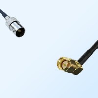 75Ohm BNC Female - SMA Male Right Angle Cable Assemblies