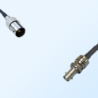 75Ohm HD-BNC/Micro BNC Bulkhead Female - BNC Female Cable