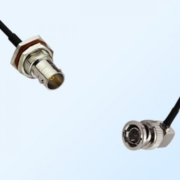 75Ohm BNC Bulkhead Female with O-Ring - BNC Male R/A Cable Assemblies