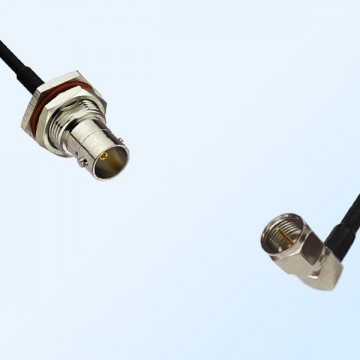 75Ohm BNC Bulkhead Female with O-Ring - F Male R/A Cable Assemblies