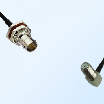 75Ohm BNC Bulkhead Female with O-Ring - F Bulkhead Female R/A Cable