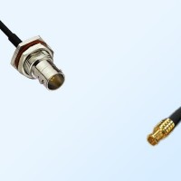 75Ohm BNC Bulkhead Female with O-Ring - MCX Male Cable Assemblies
