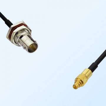75Ohm MMCX Male - BNC Bulkhead Female with O-Ring Cable Assemblies