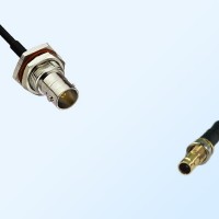 75Ohm BNC O-Ring Bulkhead Female - 1.0/2.3 DIN Bulkhead Female Cable