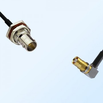 75Ohm BNC Bulkhead Female - 1.6/5.6 DIN Bulkhead Female R/A Cable