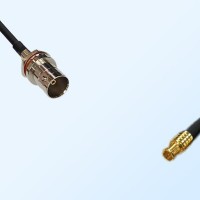 75Ohm BNC Front Mount Bulkhead Female with O-Ring - MCX Male Cable