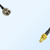 75Ohm F Male - SMB Male Jumper Cable