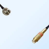 75Ohm F Male - RCA Female Jumper Cable