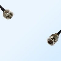 75Ohm Mini BNC Male - F Male Cable Assemblies