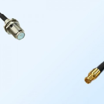 75Ohm F Bulkhead Female - MCX Male Jumper Cable