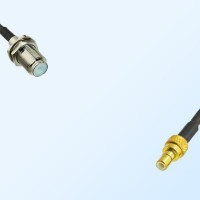75Ohm F Bulkhead Female - SMB Male Jumper Cable