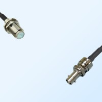 75Ohm HD-BNC/Micro BNC Bulkhead Female - F Bulkhead Female Cable