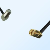 75Ohm F Bulkhead Female R/A - SMA Male R/A Jumper Cable