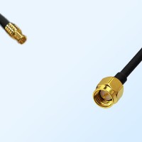 75Ohm MCX Male - SMA Male Jumper Cable