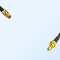 75Ohm MCX Male - SMB Male Jumper Cable
