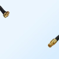 75Ohm MCX Male Right Angle - MCX Male Jumper Cable