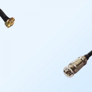 75Ohm HD-BNC/Micro BNC/Ultra Tiny BNC Male - MCX Male R/A Cable