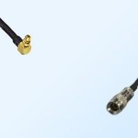 75Ohm MMCX Male Right Angle - 1.0/2.3 DIN Male Cable Assemblies