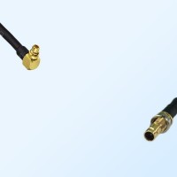 75Ohm MMCX Male R/A - 1.0/2.3 DIN Bulkhead Female Cable Assemblies