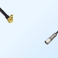 75Ohm MMCX Male Right Angle - 1.6/5.6 DIN Male Cable Assemblies