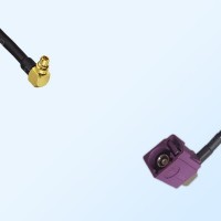 75Ohm MMCX Male R/A - Fakra D Female R/A Cable Assemblies