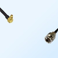 75Ohm Mini BNC Male - MMCX Male Right Angle Cable Assemblies