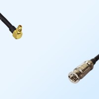 75Ohm HD-BNC/Micro BNC/Ultra Tiny BNC Male - MMCX Male R/A Cable