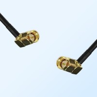 75Ohm SMA Male Right Angle - SMA Male Right Angle Jumper Cable