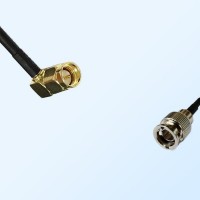 75Ohm Mini BNC Male - SMA Male Right Angle Cable Assemblies