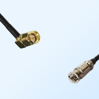 75Ohm HD-BNC/Micro BNC/Ultra Tiny BNC Male - SMA Male R/A Cable