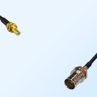 75Ohm SMB Bulkhead Male - BNC Front Mount O-Ring Bulkhead Female Cable