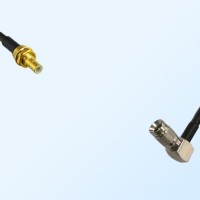 75Ohm SMB Bulkhead Male - 1.0/2.3 DIN Male R/A Cable Assemblies