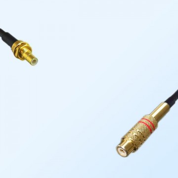 75Ohm SMB Bulkhead Male - RCA Female Cable Assemblies