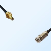 75Ohm HD-BNC/Micro BNC/Ultra Tiny BNC Male - SMB Bulkhead Male Cable