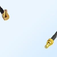 75Ohm SMB Male Right Angle - SMB Male Jumper Cable