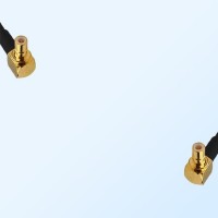 75Ohm SMB Male Right Angle - SMB Male Right Angle Jumper Cable