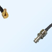75Ohm HD-BNC/Micro BNC Bulkhead Female - SMB Male R/A Cable