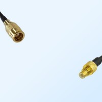 75Ohm SMB Female - SMC Male Jumper Cable