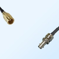 75Ohm HD-BNC/Micro BNC Bulkhead Female - SMB Female Cable