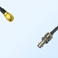 75Ohm HD-BNC/Micro BNC Bulkhead Female - SMC Female Cable