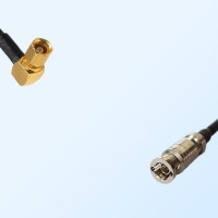 75Ohm HD-BNC/Micro BNC/Ultra Tiny BNC Male - SMC Female R/A Cable