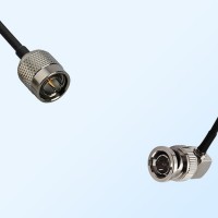 75Ohm TNC Male - BNC Male Right Angle Cable Assemblies