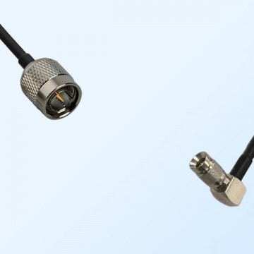75Ohm TNC Male - 1.0/2.3 DIN Male Right Angle Cable Assemblies
